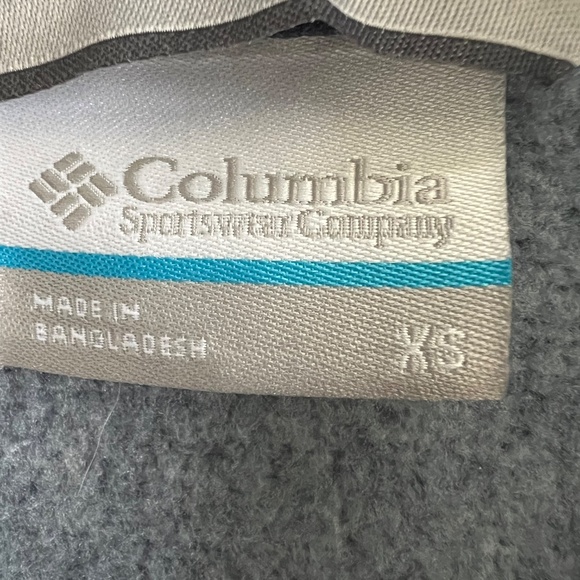 Columbia Full Zip Lightly Fleece Lined Activewear jacket Size XS - Picture 3 of 14
